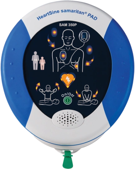 Portable AED unit serviced by TWS in Ann Arbor