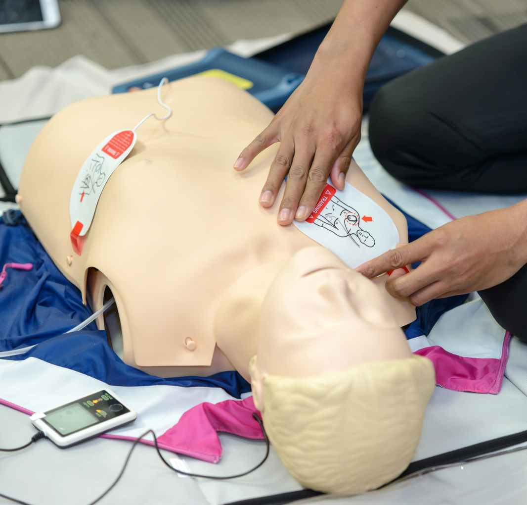 First AED mounted at a Boise business