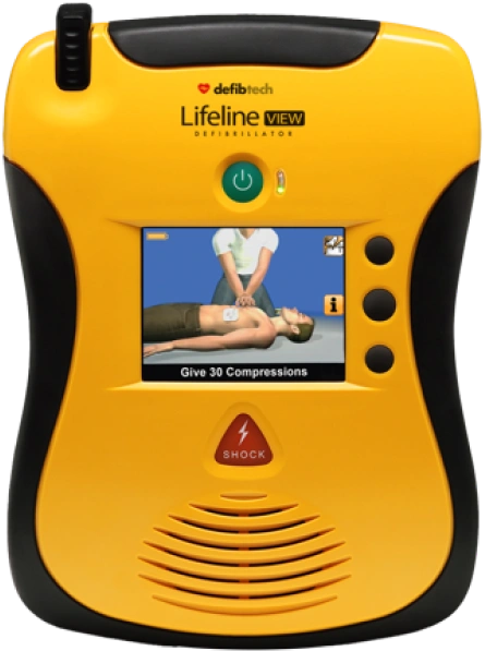 Defibrillator unit with replacement battery from TWS in Des Moines