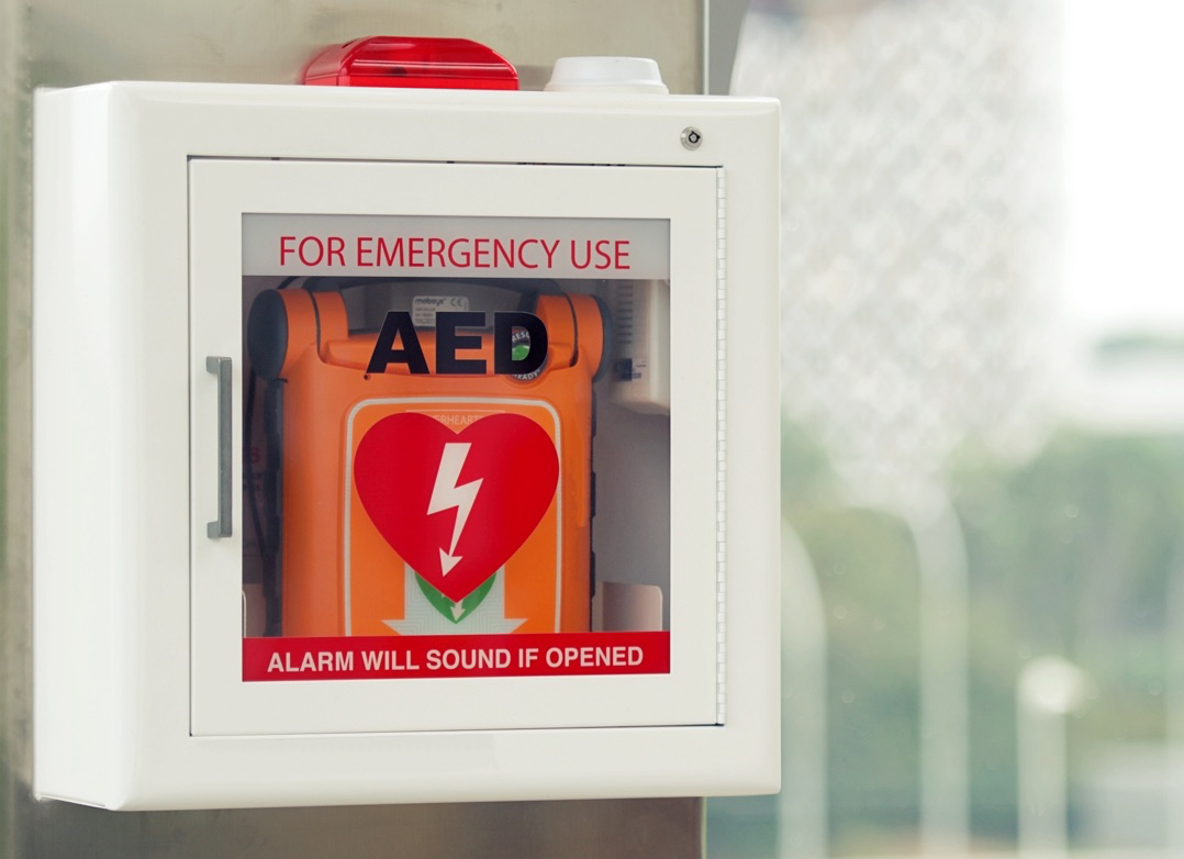 Commercial AED maintained for a Fayetteville employer
