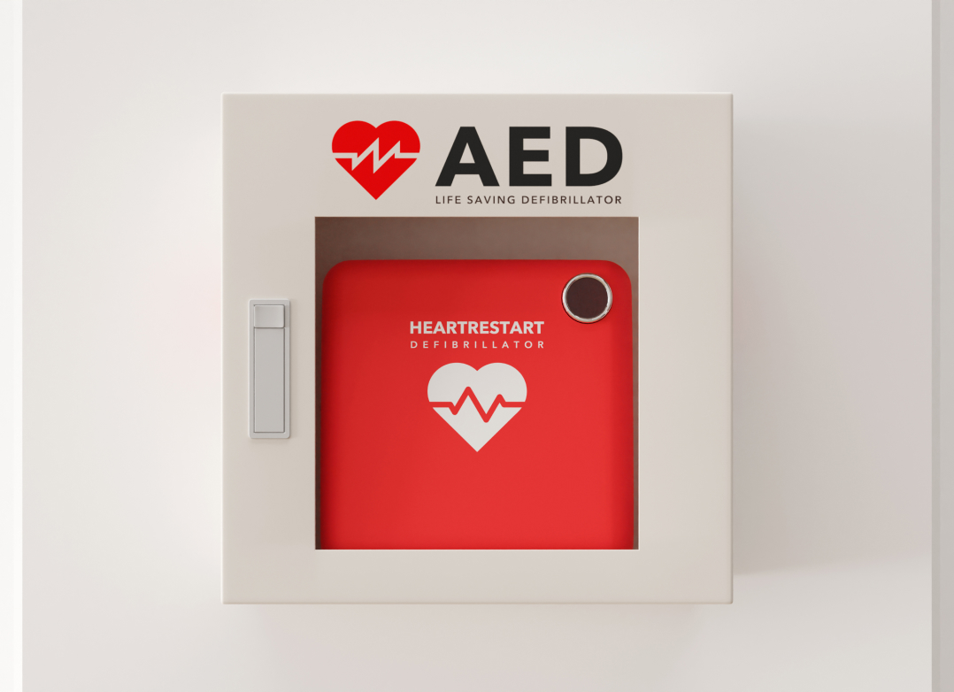 Commercial AED serviced for a Fort Collins employer
