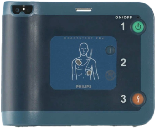 Defibrillator unit with tracked pads for a Fort Collins, CO site