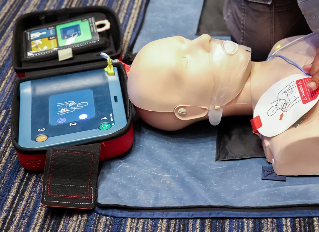 Workplace AED tracked and serviced by TWS in Wichita