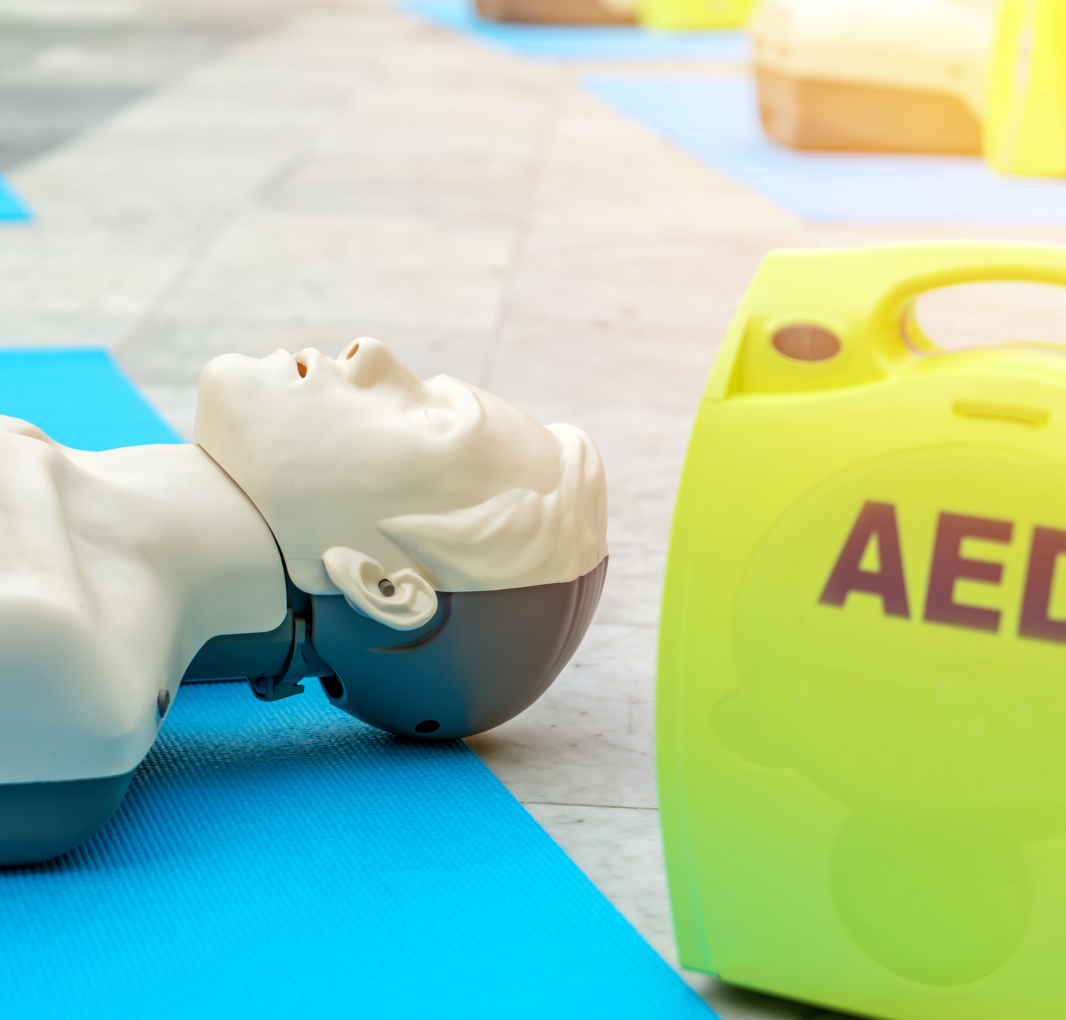 Wall-mounted AED kept in service by Boulder AED repairs