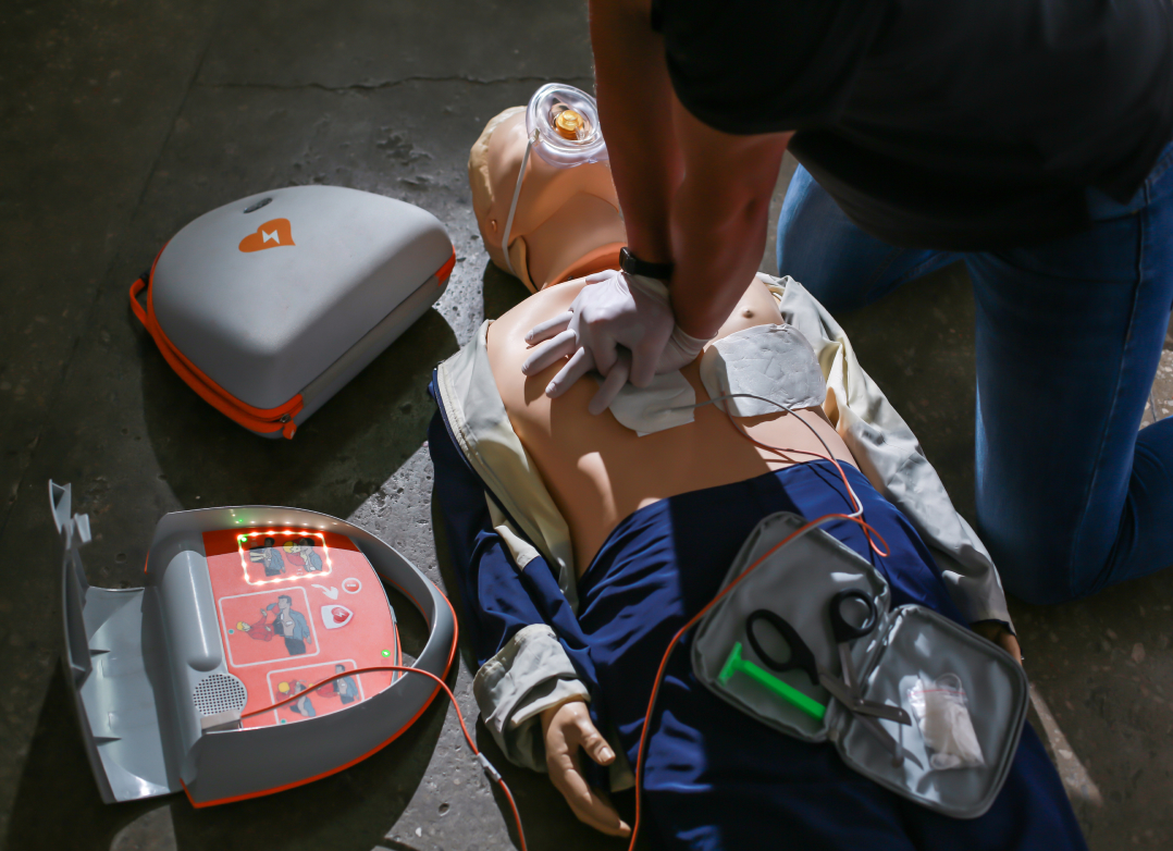 Automated external defibrillators at Detroit, MI workplaces