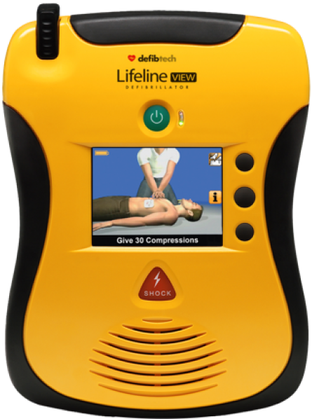 AED unit with batteries and pads sold by TWS in Jacksonville