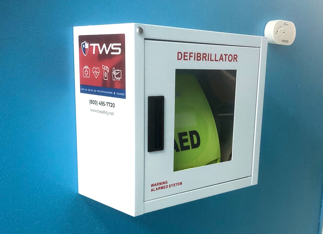 First commercial AED bought by a Portland business