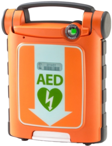AED with replacement pads, battery and carrying case in Seattle