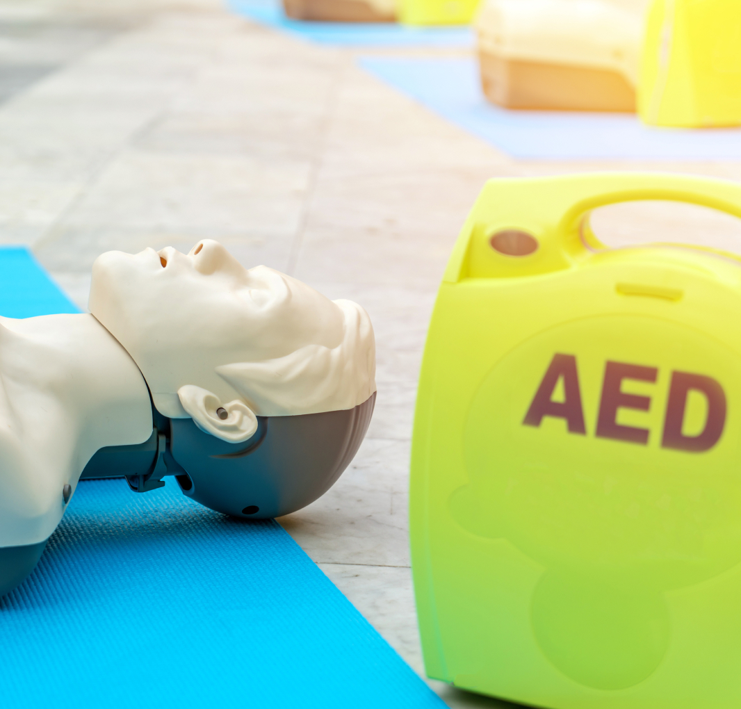 Wall-mounted AED repaired or replaced through Seattle AED services