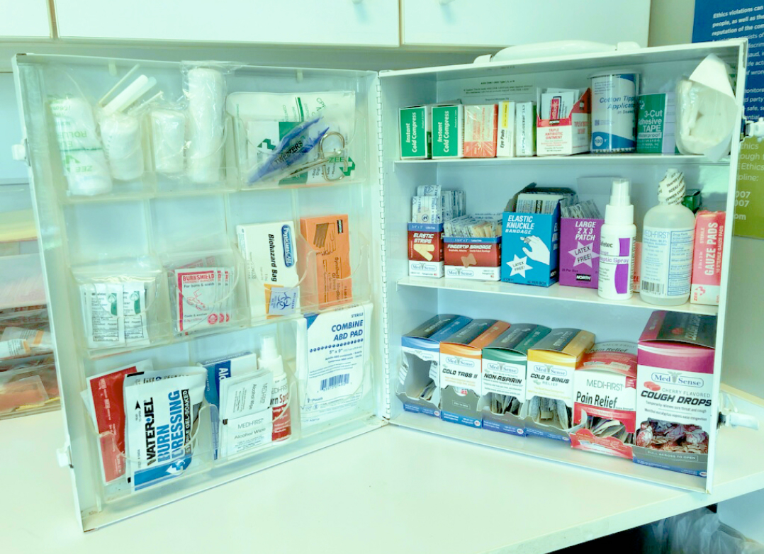 3-shelf and 4-shelf first aid kit options for Tucson businesses